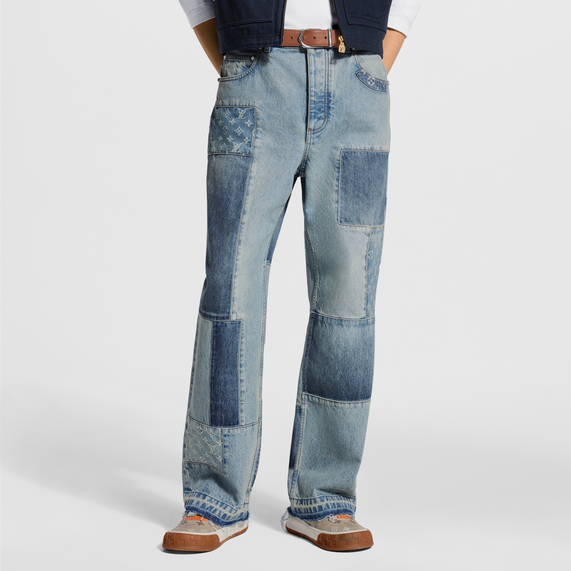 Signature Patchwork Denim Pants - Men - Ready-to-Wear | LOUIS